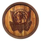 Dallas Mavericks: Logo - "Faux" Barrel Top Sign, FNB-NBDALM-240-04