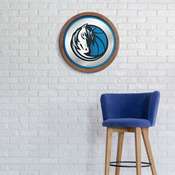 Dallas Mavericks: "Faux" Barrel Top Mirrored Wall Sign, FNB-NBDALM-245-01A