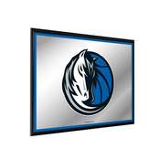 Dallas Mavericks: Framed Mirrored Wall Sign - Horizontal, FNB-NBDALM-265-01A
