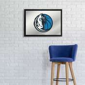 Dallas Mavericks: Framed Mirrored Wall Sign - Horizontal, FNB-NBDALM-265-01A