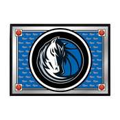 Dallas Mavericks: Team Spirit - Framed Mirrored Wall Sign, FNB-NBDALM-265-02A