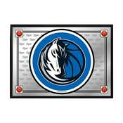 Dallas Mavericks: Team Spirit - Framed Mirrored Wall Sign, FNB-NBDALM-265-02A