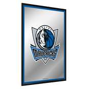 Dallas Mavericks: Framed Mirrored Wall Sign - Vertical, FNB-NBDALM-275-01A