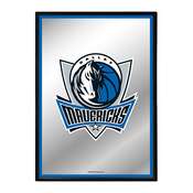 Dallas Mavericks: Framed Mirrored Wall Sign - Vertical, FNB-NBDALM-275-01A