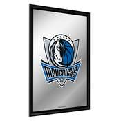 Dallas Mavericks: Framed Mirrored Wall Sign - Vertical, FNB-NBDALM-275-01A