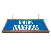 Dallas Mavericks: Premium Wood Pool Table Light, NBDALM-330-01