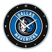 Dallas Mavericks: Modern Disc Wall Clock, FNB-NBDALM-510-01A