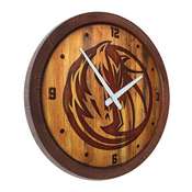 Dallas Mavericks: "Faux" Barrel Top Clock, FNB-NBDALM-560-01