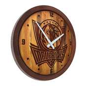 Dallas Mavericks: Logo - "Faux" Barrel Top Clock, FNB-NBDALM-560-04