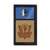 Dallas Mavericks: Dual Logo - Cork Note Board, FNB-NBDALM-640-02A