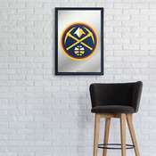 Denver Nuggets: Vertical Framed Mirrored Wall Sign, FNB-NBDENN-275-01A