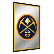 Denver Nuggets: Vertical Framed Mirrored Wall Sign, FNB-NBDENN-275-01A