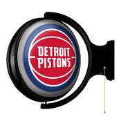 Detroit Pistons: Original Round Rotating Lighted Wall Sign, NBDETP-115-01