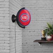 Detroit Pistons: Original Oval Rotating Lighted Wall Sign, FNB-NBDETP-125-01A