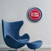 Detroit Pistons: Bottle Cap Wall Sign, NBDETP-210-01
