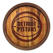 Detroit Pistons: "Faux" Barrel Top Sign, FNB-NBDETP-240-01