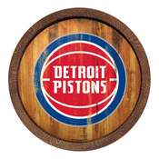 Detroit Pistons: "Faux" Barrel Top Sign, FNB-NBDETP-240-01