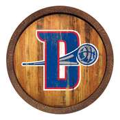 Detroit Pistons: Logo - "Faux" Barrel Top Sign, FNB-NBDETP-240-04