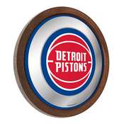 Detroit Pistons: "Faux" Barrel Top Mirrored Wall Sign, FNB-NBDETP-245-01A