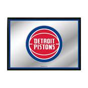 Detroit Pistons: Framed Mirrored Wall Sign - Horizontal, FNB-NBDETP-265-01A