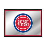 Detroit Pistons: Framed Mirrored Wall Sign - Horizontal, FNB-NBDETP-265-01A