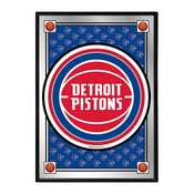 Detroit Pistons: Team Spirit - Framed Mirrored Wall Sign - Vertical, NBDETP-275-02