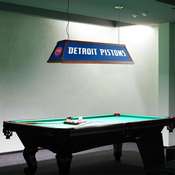 Detroit Pistons: Premium Wood Pool Table Light, NBDETP-330-01