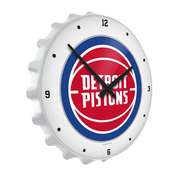 Detroit Pistons: Bottle Cap Wall Clock, NBDETP-540-01