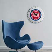 Detroit Pistons: Bottle Cap Wall Clock, NBDETP-540-01