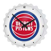 Detroit Pistons: Bottle Cap Wall Clock, NBDETP-540-01