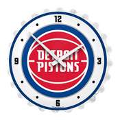 Detroit Pistons: Bottle Cap Lighted Wall Clock, NBDETP-545-01