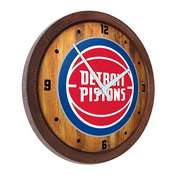Detroit Pistons: "Faux" Barrel Top Clock, FNB-NBDETP-560-01