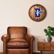 Detroit Pistons: Logo - "Faux" Barrel Top Clock, FNB-NBDETP-560-04