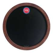 Detroit Pistons: "Faux" Barrel Framed Chalkboard, NBDETP-630-01