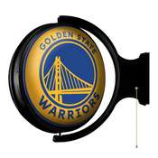 Golden State Warriors: Original Round Rotating Lighted Wall Sign, NBGSWR-115-01