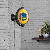 Golden State Warriors: Original Oval Rotating Lighted Wall Sign, FNB-NBGSWR-125-01A