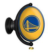 Golden State Warriors: Original Oval Rotating Lighted Wall Sign, FNB-NBGSWR-125-01A