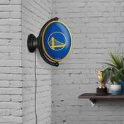 Golden State Warriors: Original Oval Rotating Lighted Wall Sign, FNB-NBGSWR-125-01A