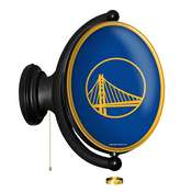Golden State Warriors: Original Oval Rotating Lighted Wall Sign, FNB-NBGSWR-125-01A