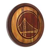 Golden State Warriors: "Faux" Barrel Top Sign, FNB-NBGSWR-240-01