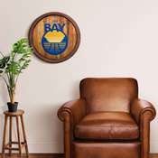 Golden State Warriors: Logo - "Faux" Barrel Top Sign, FNB-NBGSWR-240-04