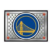 Golden State Warriors: Team Spirit - Framed Mirrored Wall Sign, FNB-NBGSWR-265-02A