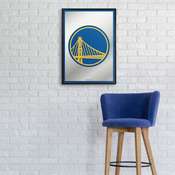Golden State Warriors: Framed Mirrored Wall Sign - Vertical, FNB-NBGSWR-275-01A