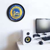 Golden State Warriors: Ribbed Frame Wall Clock, NBGSWR-530-01