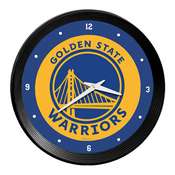 Golden State Warriors: Ribbed Frame Wall Clock, NBGSWR-530-01