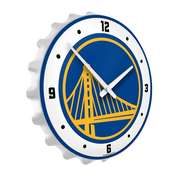 Golden State Warriors: Bottle Cap Lighted Wall Clock, NBGSWR-545-01