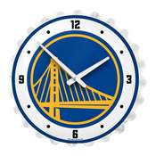 Golden State Warriors: Bottle Cap Lighted Wall Clock, NBGSWR-545-01