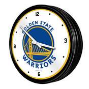 Golden State Warriors: Retro Lighted Wall Clock, NBGSWR-550-01