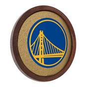 Golden State Warriors: "Faux" Barrel Framed Cork Board, NBGSWR-632-01