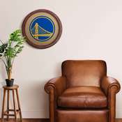 Golden State Warriors: "Faux" Barrel Framed Cork Board, NBGSWR-632-01